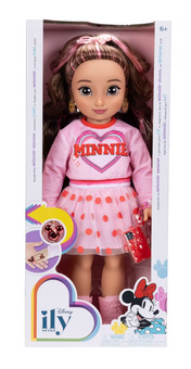 Disney ILY 4EVER Minnie Inspired 18” Doll Brown Hair/Brown Eyes Toy New W Box