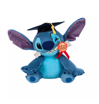 Disney Parks 2025 Class Stitch Graduation Plush New with Tag