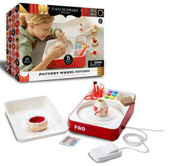 FAO Schwarz Pottery Wheel Studio All-In-One Sculpting Workstation New With Box