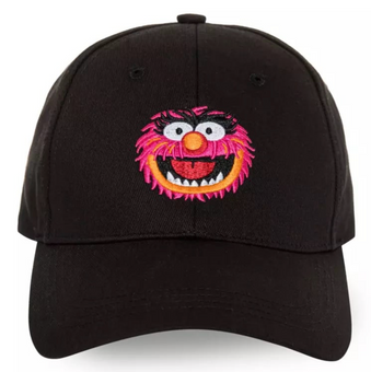 Disney Parks Baseball Cap Hat Black - The Muppets - Animal New With Tag