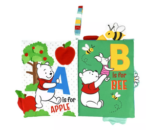 Disney Baby Winnie the Pooh Deluxe Soft Book ABC's with Pooh New with Tag