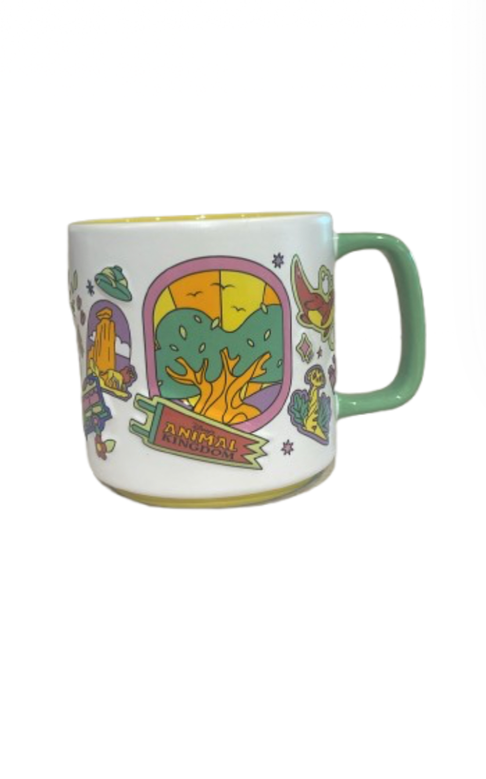 Disney 2025 Animal Kingdom Landmarks Lion King Yeti Starbucks Coffee Mug New