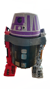 Disney Star Wars Droid Light Up Popcorn with Lanyard Bucket R2-D2 R5 Series New