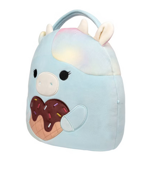 Squishmallows Caedia the Cow Valentine's Day Treat Pail Plush New with Tag