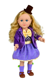 My Life As Willy Wonka Posable 18in Doll, Medium Blonde Hair, Blue Eyes New Box