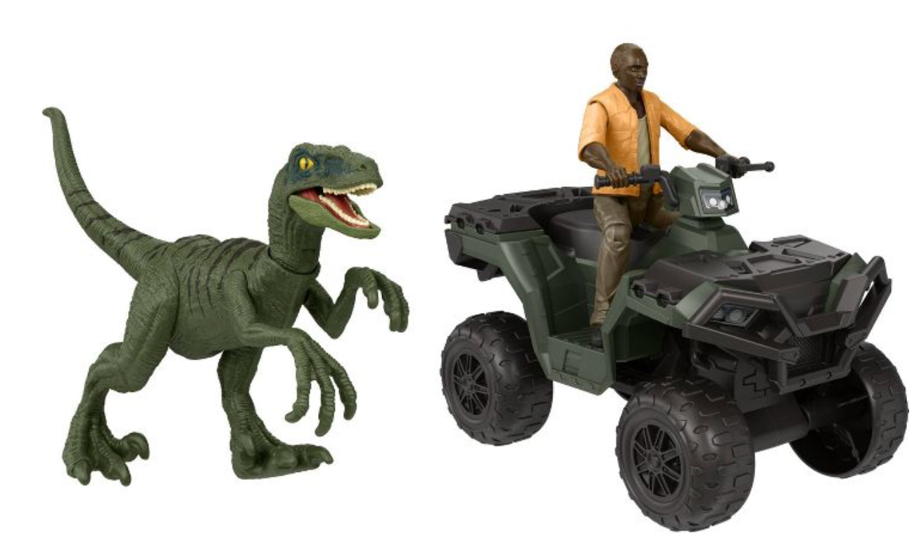 Jurassic World Barry Sembène ATV Chase Toy Vehicle Pack Toy New With Box
