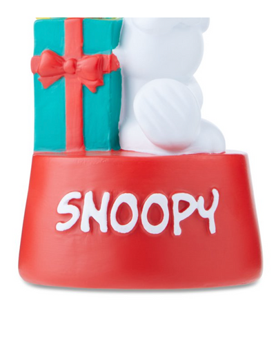 Peanuts Santa Snoopy Holiday Figurine 6 inches Resin Figurine New