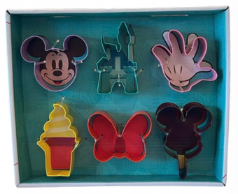 Disney Parks Mickey Mouse Icon Mousewares Cookie Cutter Set New With Tag