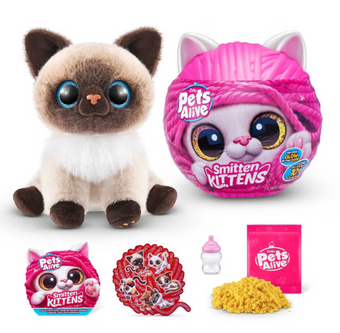 Pets Alive Smitten Kitten Interactive Plush by ZURU Toy New With Tag