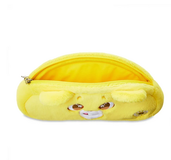 Care Bears Yellow Pencil Case Plush New with Tag