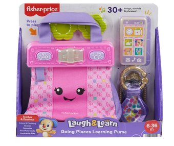 Fisher-Price Laugh & Learn Going Places Learning Purse Toy New With Box