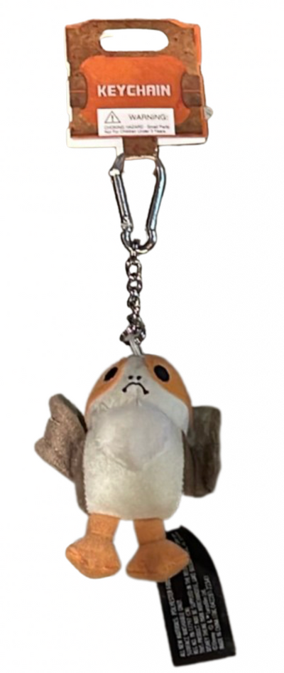 Disney Parks Star Wars Galaxy Edge Porg Plush Keychain New With Tag