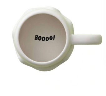 Hallmark Halloween Ghost Sculpted Coffee Mug Boooo! New