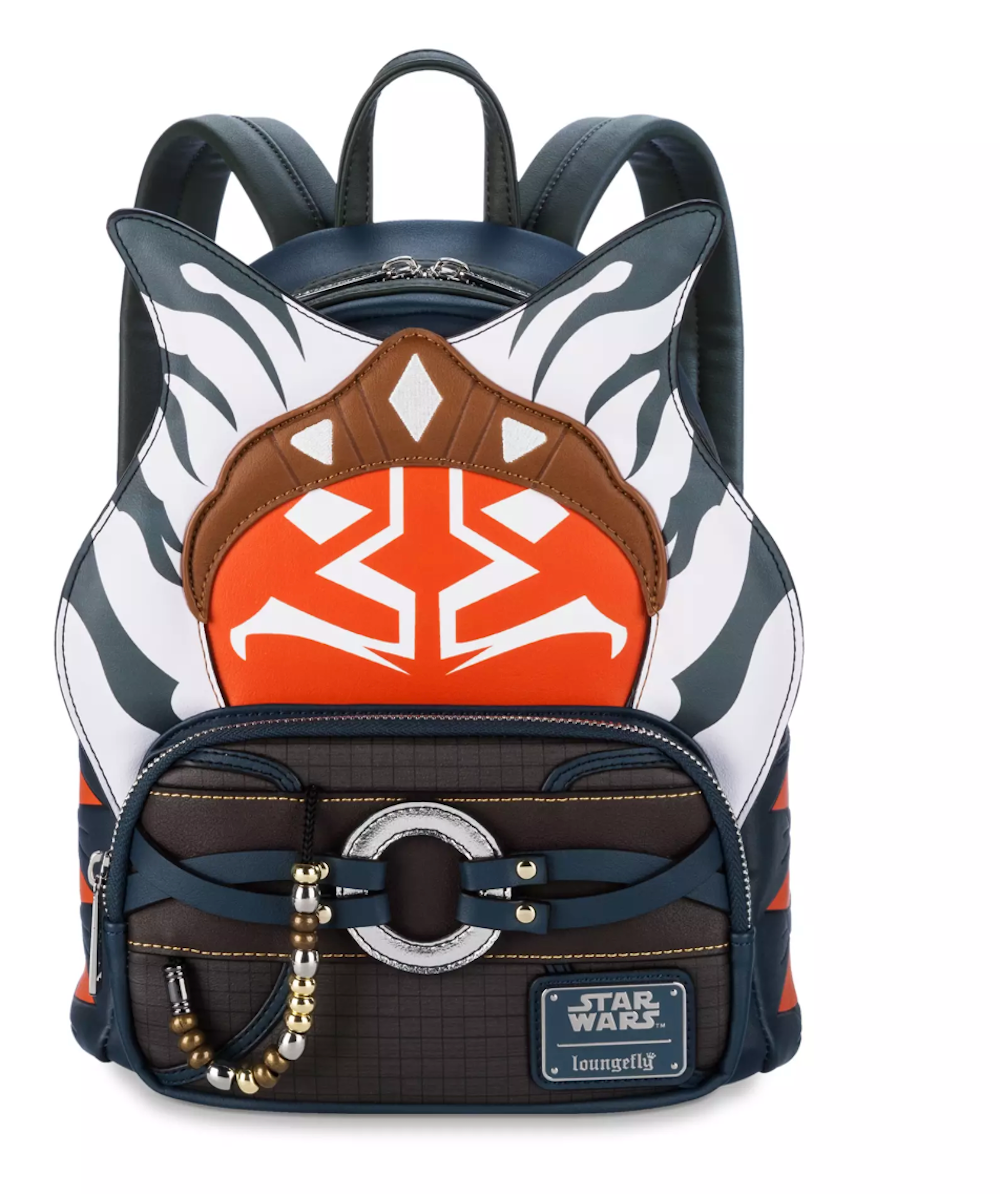 Disney Parks Star Wars Ahsoka Tano Loungefly Mini Backpack New with Tag