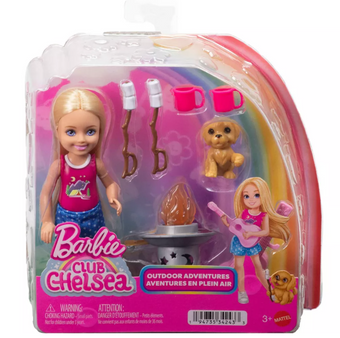 Barbie Family Friends Chelsea Outdoor Adventures Doll Playset Toy New With Tag