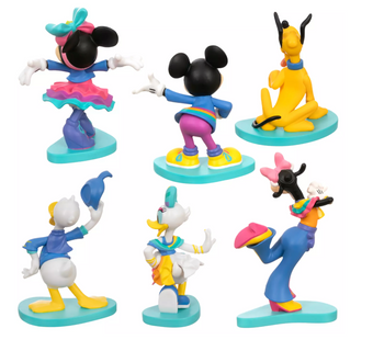 Disney Disneyland 70th Anniversary Mickey and Friends Figure Set New with Box