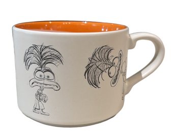 Disney Parks Inside Out 2 Anxiety Sketches Orange Coffee Mug New with Tag