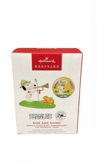 Hallmark 2024 Keepsake The Peanuts Gang Beagle Scouts 50th Christmas Ornament