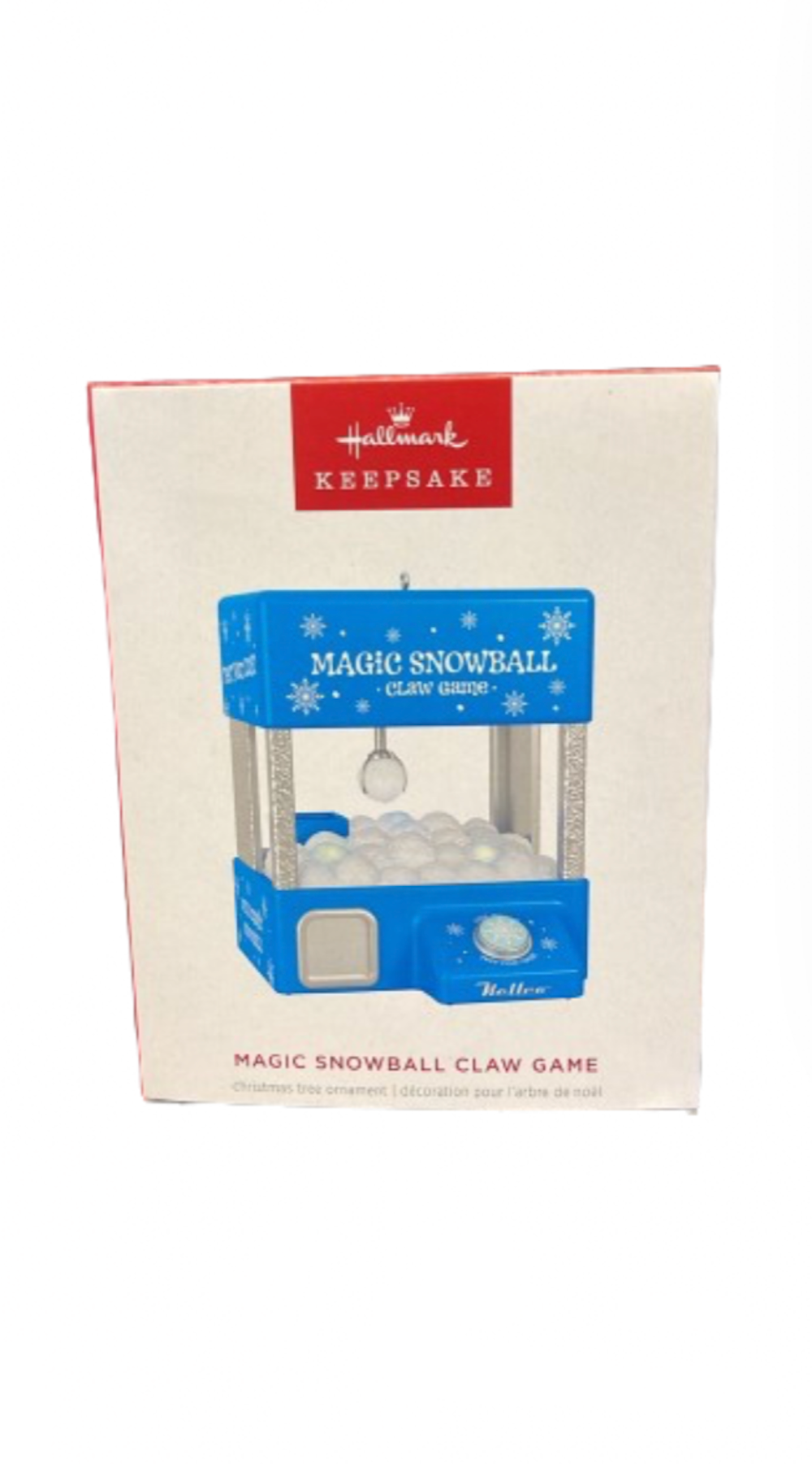 Hallmark 2024 Keepsake Magic Snowball Claw Game Christmas Ornament New with Box
