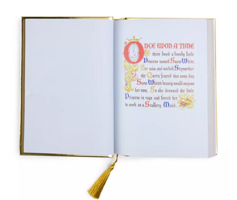 Disney Parks Snow White Seven Dwarfs Storybook Replica Journal Small New W Tag
