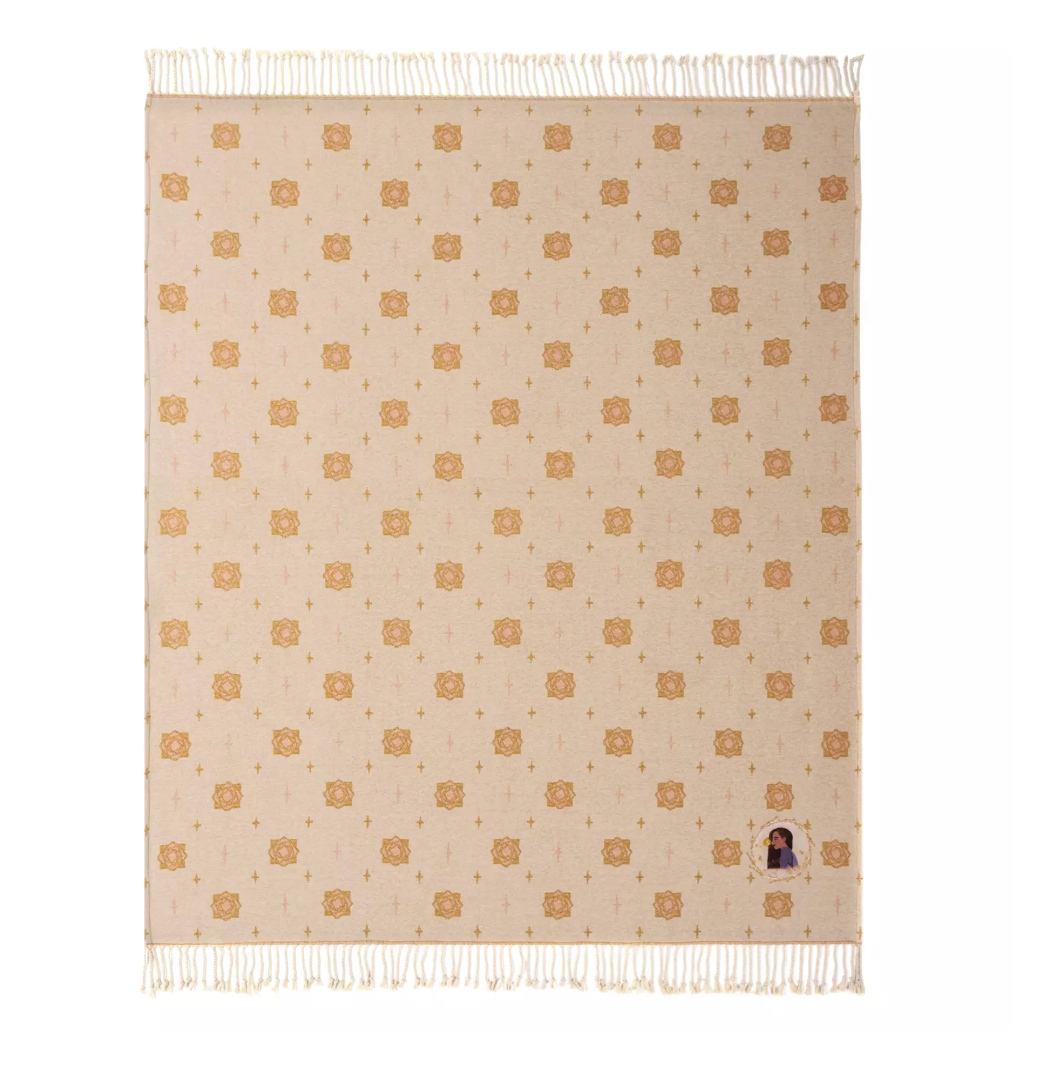 Disney Parks Disney 100 Wish Asha and Star Chenille Throw Blanket New with Tag