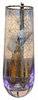 Disney Parks WDW Castle Collection Fireworks White/Gold Flute Glass New with Tag