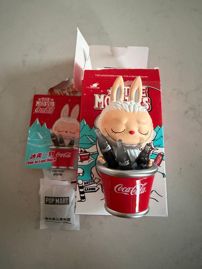 Pop Mart Labubu The Monsters Coca Cola Time to Cool Down Figure USA Seller New