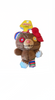 Universal Studios Horror Nights Hello Kitty as Chucky Bear Plush Keychain New