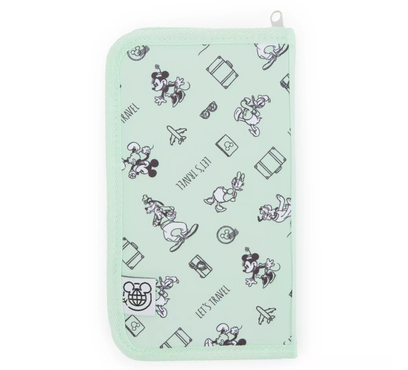 Disney Store Japan Travel Pouch Goofy Where Today Mickey Friends Let's Travel N