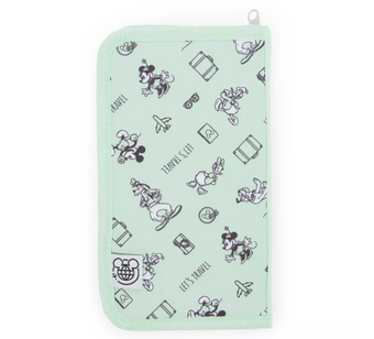 Disney Store Japan Travel Pouch Goofy Where Today Mickey Friends Let's Travel N