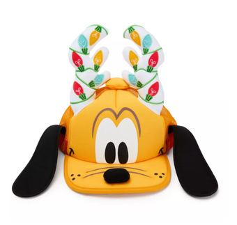 Disney Parks Pluto Holiday Hat Baseball Cap 3D for Adults New With Tag