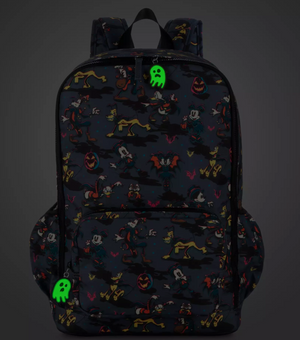 Disney Parks Halloween 2023 Mickey and Friends Gray Backpack New With Tag