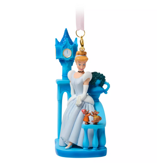 Disney Parks Cinderella Jaq and Gus Sketchbook Christmas Ornament New With Tag