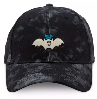 Disney Parks Halloween Bat with Mickey Ear Hat Baseball Hat Glow One Size New