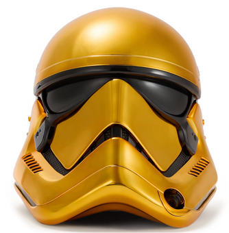 Disney Parks Star Wars Commander Pyre Voice-Changing Helmet Gold New with Tag