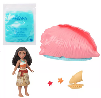 Disney Moana Shell Reveal Small Doll or Figures, Moldable Sand Toy New w Tag