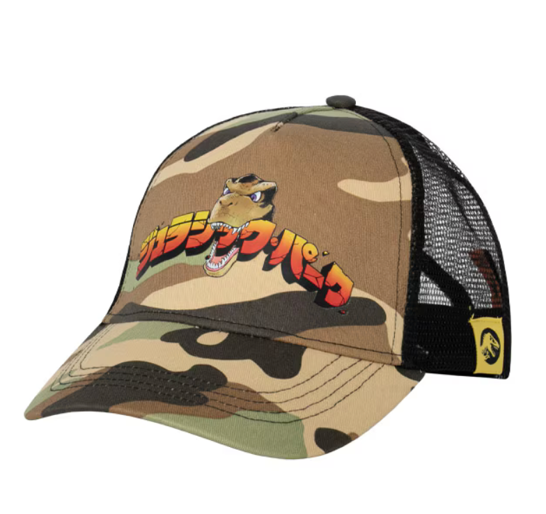 Universal Studios Jurassic Park 30th Anime Trucker Cap Baseball Hat New With Tag