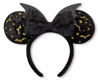 Disney Parks Halloween Bat Ear Headband for Adults New With Tag