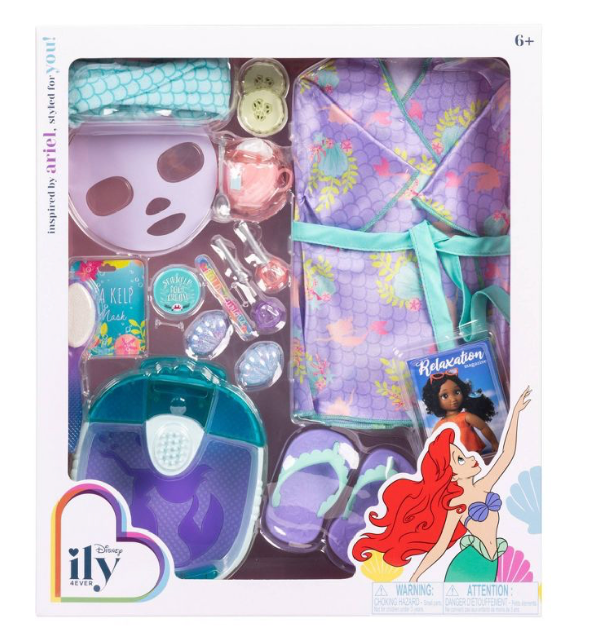 Disney ily 4EVER Inspired by Ariel 18" Deluxe Fashion Accessory Pack New W Box