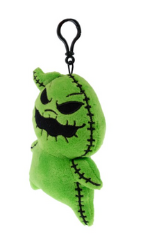 Disney The Nightmare before Christmas Oogie Boogie 6 inch Plush Clip Green New