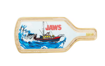 Universal Studios Jaws 50th Anniversary Nautical Bottle Pin New With Card
