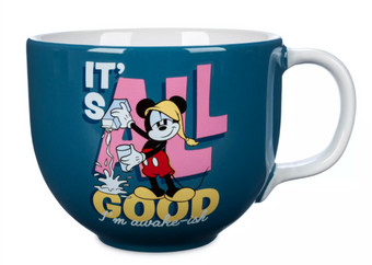 Disney Parks Mickey Mouse Morning Coffee Mug New With Tag