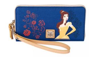 Disney Parks Dooney & Bourke Beauty & The Beast Belle Roses Wallet New With Tag