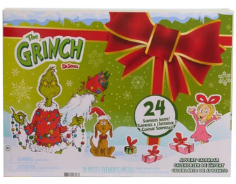 The Grinch 24-Day Christmas Toy Advent Calendar 2026 New With Box