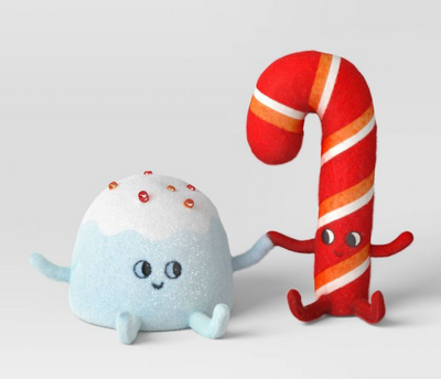 Target Felt Gumdrop and Candy Cane Figurine Set - Wondershop New with Tag