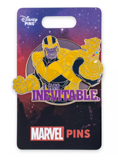 Disney Parks Thanos Pin – Marvel Villains – Limited Release New With Card