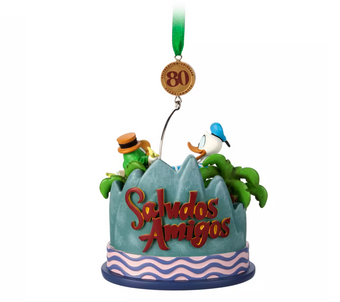 Disney 80th Saludos Amigos Legacy Sketchbook Christmas Tree Ornament New w Tag