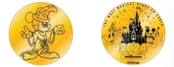 Disney Hollywood Celebrity 5&10 Sorcerer Mickey 2024 Collectible Medallion New