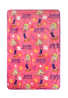Disney Lizzie McGuire Totally Lizzie Kids Throw Blanket New with Tag