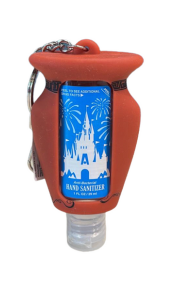 Disney Parks Hercules Vase Sanitizer 1oz Keychain New with Tag